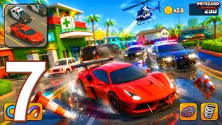 Reckless Getaway 2: Car Chase - Gameplay Walkthrough Part 7 - Police Pursuit Cop Chase (iOS, Android screenshot 2