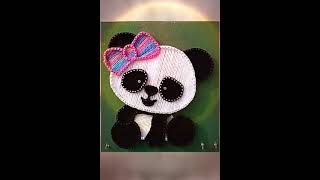 Baby Panda : String Art