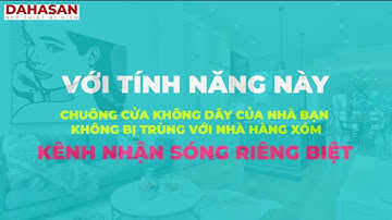 Chuông cửa không dây báo khách DB668B kawasan, chuông không dây, không dùng Pin