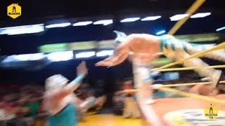 Fugaz, Reycko Y Neutrón Vs León Blanco, Gran Kenut Y Linterna, Coliseo De Guadalajara