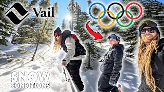 Vail, Colorado Snow Conditions Report with Olympian Lasse Gaxiola | March 12, 2026 | Snowboarding screenshot 2