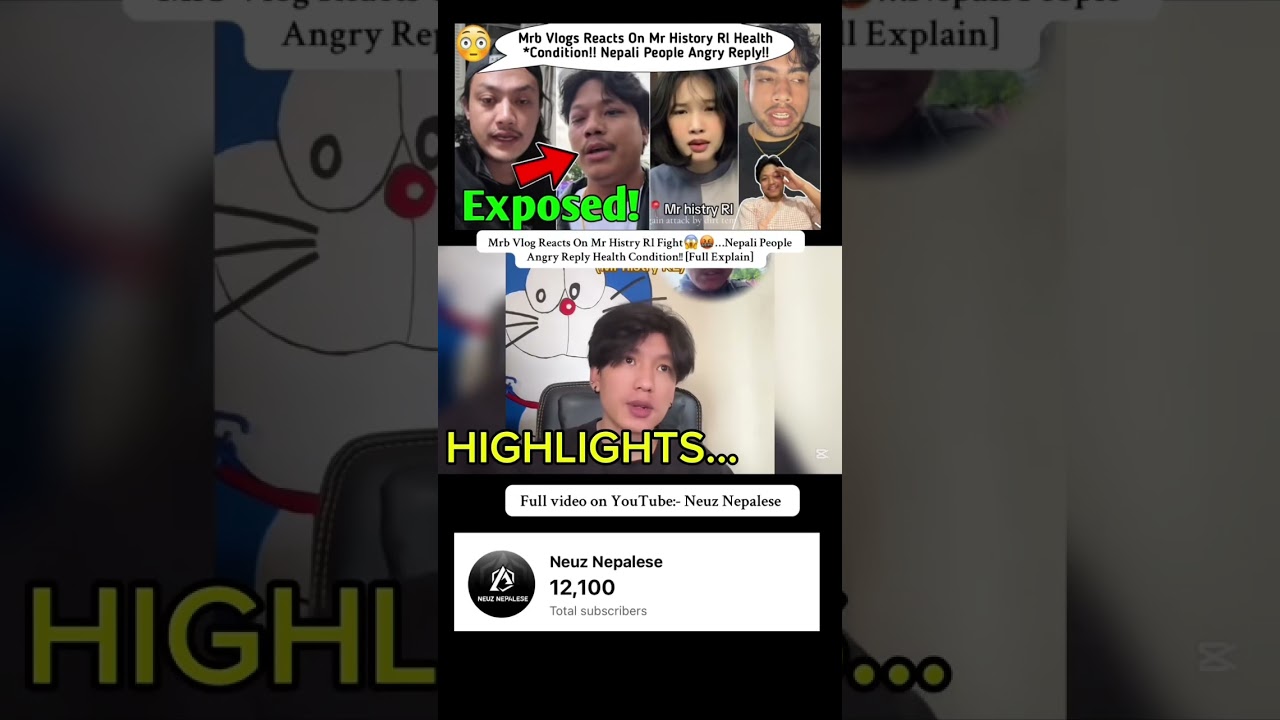 Nepali People Reacts On Mr Histry Rl Fight😱🤬