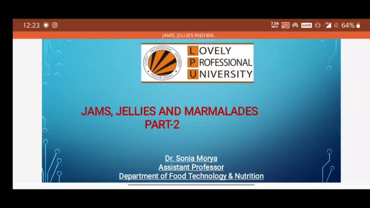 Jams jellies and marmalades Part2 YouTube