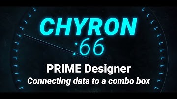Chyron :66 - PRIME Designer - Connecting Data to a Combo Box