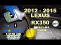 How to change oil and filter on  Lexus RX350 2012 2015