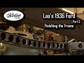 1936 ford ls swap part 3  building frame