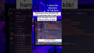 Para pengguna visual studio code harus cobain hacks ini! #tipsandtrick  #visualstudiocode