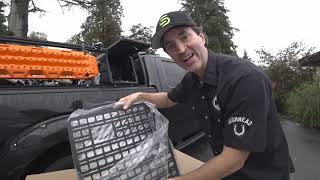 Today in tool time tuesday under two minutes we look at builtright
industries bedside rack mount to keep your gear organized. 09-14
f-150/raptor fitment o...
