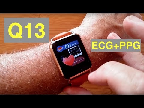 Newwear Q13 ECG+PPG Blood Pressure IP67 Waterproof Fitness/Health Smartwatch: Unboxing & First Look