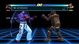 Tekken Tag Tournament 2 #3 Todos los golpes y combos de KAZUYA