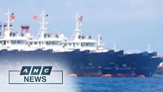 PH files new diplomatic protest over ‘threatening’ presence of Chinese ships in West PH Sea | ANC screenshot 4