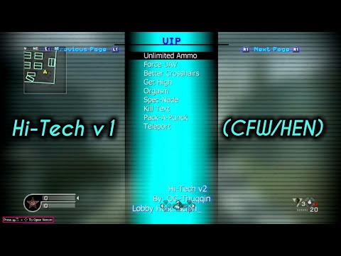COD4 | 1.40 | Hi-Tech v2 | Patch Mod Menu | Multiplayer | (CFW/HEN) [+Download]