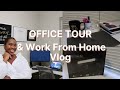 WORK FROM HOME VLOG| new webcam, zoom meetings, updated office tour ✨ Corporately Nicole