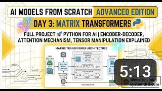 Day 3: Matrix Transformer — Applied Linear Algebra for ML Engineers | Systemdr