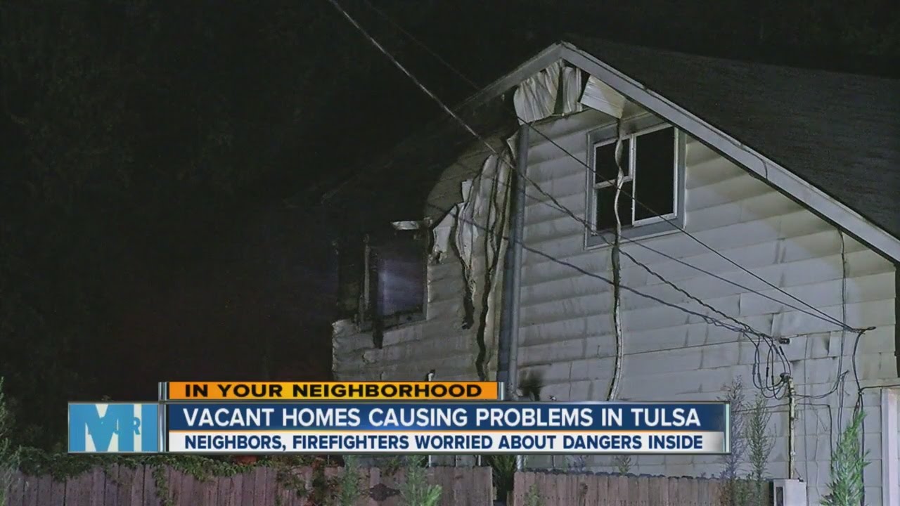 Vacant homes causing problems in Tulsa