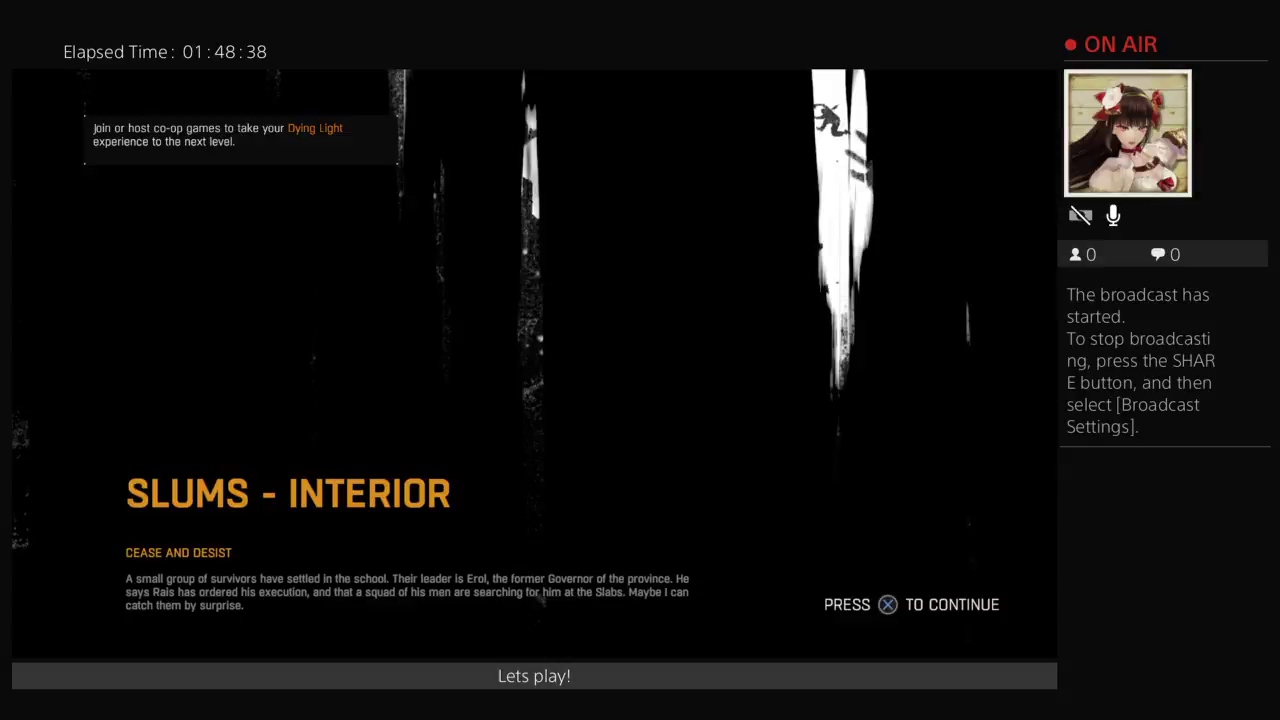 Shufflemaniac11's Live PS4 Dying Light