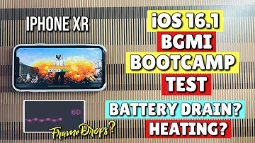 iPhone XR iOS 16.1 BGMI Fps Meter Test🔥|Bootcamp Test|Lag?