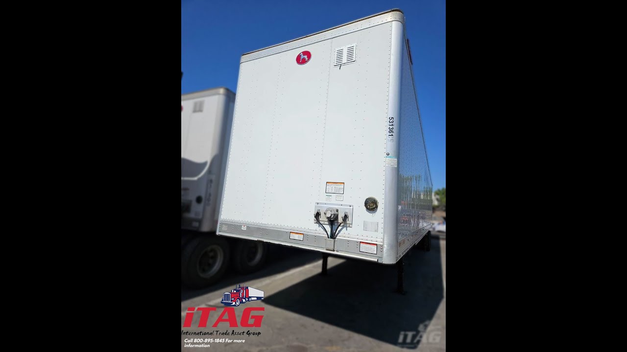 2018 Great Dane 53ft Dry Van Trailer - Dura Plate Walls, Aluminum Roof, Air Ride Suspension, Swing Doors, Tire Inflation System For Sale - Fort Worth, TX