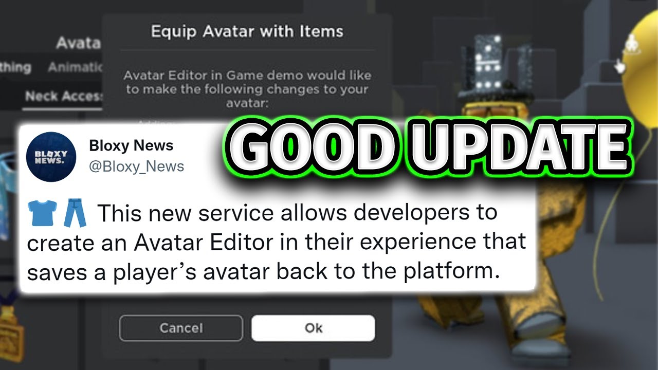 oldBLOX avatar editor feedback request - Game Design Support
