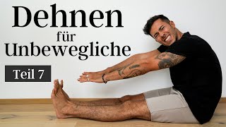 DEHNEN FÜR UNBEWEGLICHE Teil 7 - 15 Minuten Yoga Stretching Routine für komplette Anfänger & Männer