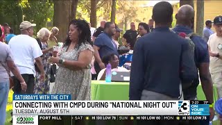 Connecting with CMPD on National Night Out: Aug. 5th