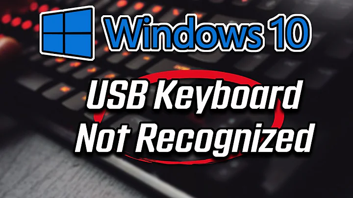 USB Keyboard Not Recognized in Windows 10 FIX [2025]