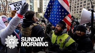 Antiice Protesters Face Off Against Supporters Of Immigration Crackdown