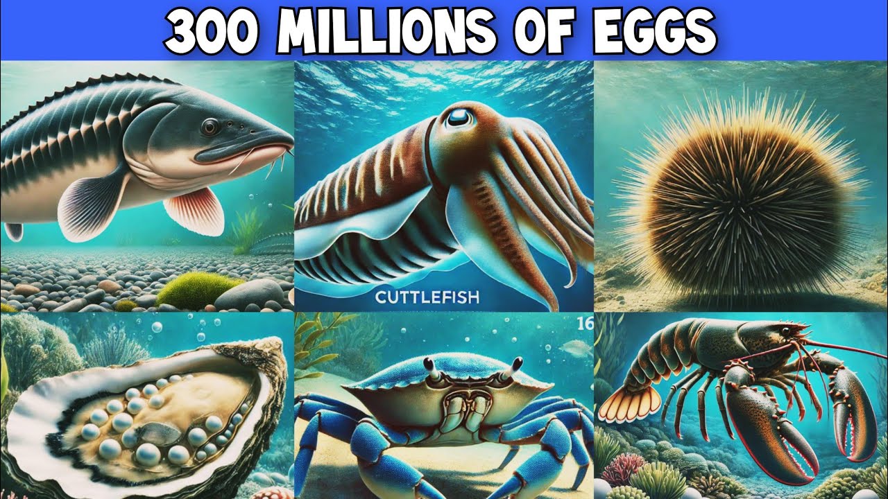 Top Sea Animals That Lay Millions of Eggs – Up to 300 Million