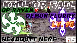 Dragon Nest PvP: Demon Flurry (ecne) v OP Raven KDN KOF 95