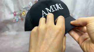 AMIRI Reverse Bunny Hat Black