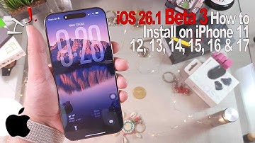 iOS 26.1 Beta 3 installeren op iPhone 11, 12, 13, 14, 15, 16 en 17