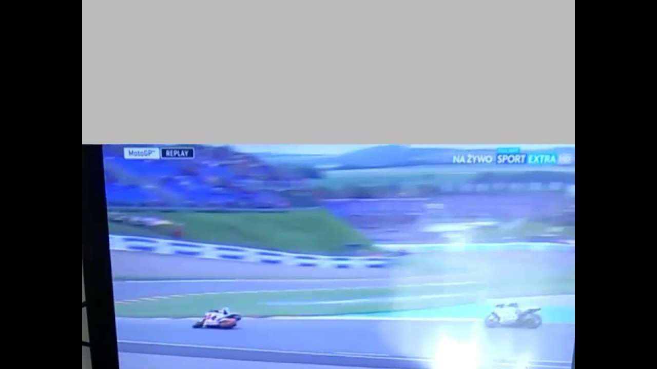 Dani Pedrosa crash practic 3 Germany 2017.