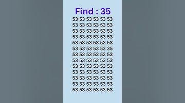can you find 35 in 5 seconds? #wordpuzzlegame #game #mathematics #mindbendingquiz #puzzle6 5