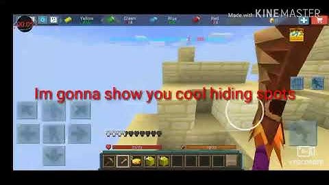 3 best hiding spots in bedwars. (Blockman Go)