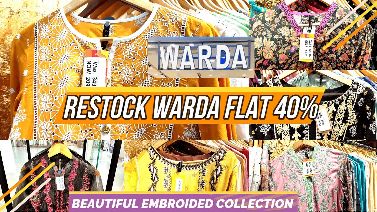Flat 40% Warda Summer Clearance Sale 2021 || Warda Sale Today || Restock