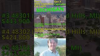 Top 5 Most Expensive MICHIGAN Home areas by zip code.