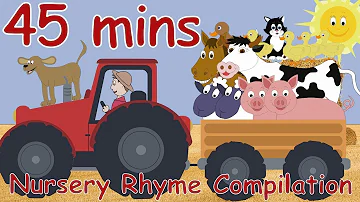 Old MacDonald Had A Farm! And lots more Nursery Rhymes! 45 minutes!