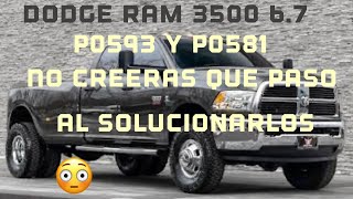 2012 Dodge Ram 3500!! Codes (P0593 P0381) You won't believe what happened after repairing them!!๐ณโ