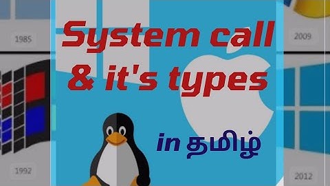 OS System call and it