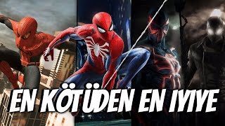 En Kötüden En İyiye Spider Man Oyunları | 100 ABONE ÖZEL!