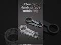 Clean topology + hard surface modeling in Blender 🔥 #blender3d #blender #meshtopology #3d #blender