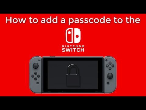How to add a Passcode to the Nintendo Switch!