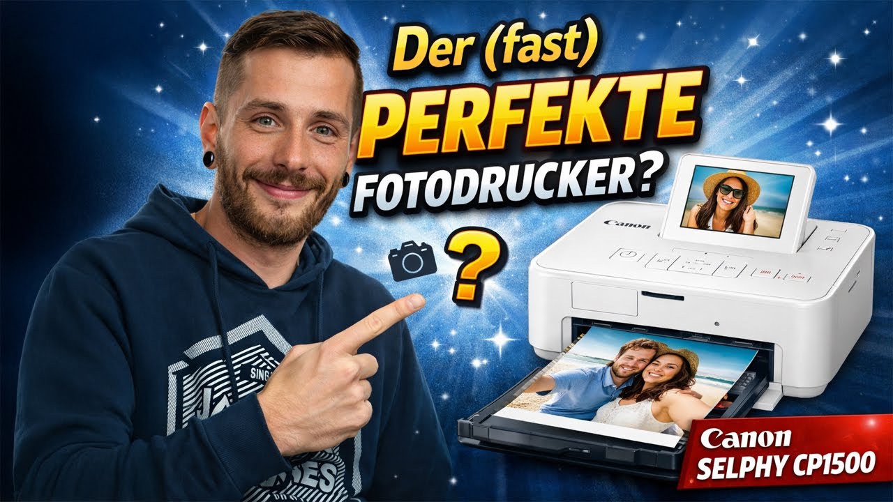 Der perfekte Mini Fotodrucker  Canon SELPHY CP1500
