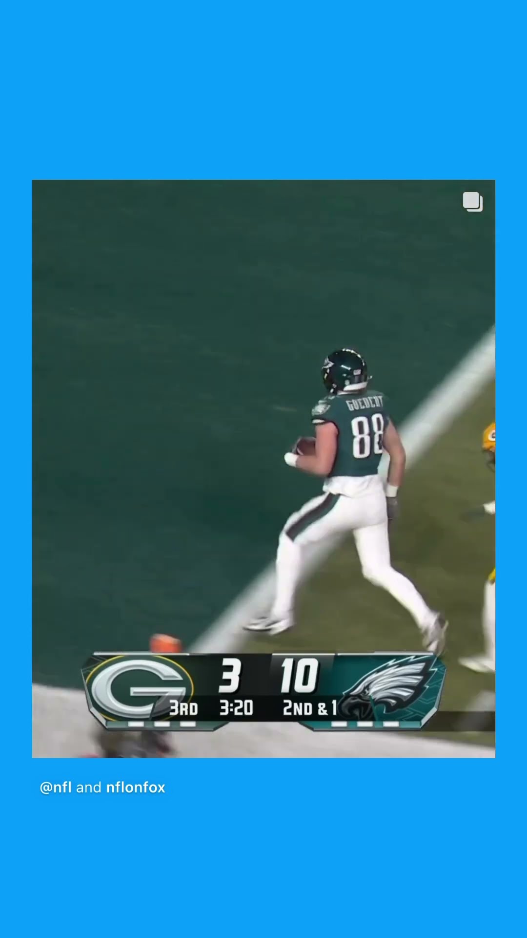 Bully ball #hoodnews #dallasgoedert #eagles #packers #touchdown #football #omg #how #wow #howto #wtf