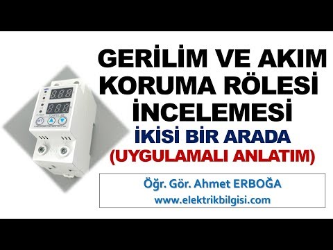 Gerilim ve Akım Rölesi İncelemesi (İkisi Bir arada)