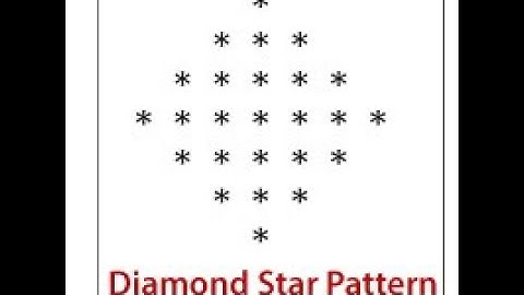 Python Program Diamond Star Pattern #shorts