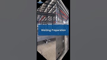 Manually Welded - - Steel Structure Process Explained #steelstructurefabrication #steelstructure