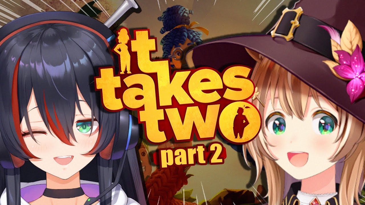 【IT TAKES TWO】Bonding time with pro gamer @MikaMelatika 【Ayunda Risu】