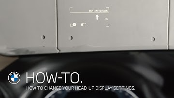 How to change your Head-Up Display settings with BMW Operating System 7 – BMW How-To