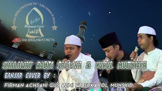 Robbi salimna & Nurul Musthofa ( Banjari Cover) lirik arab latin